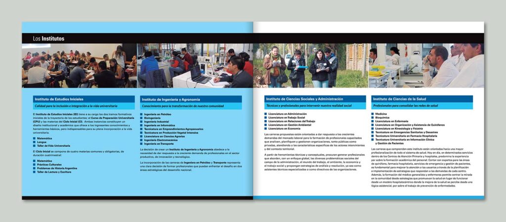 Universidad Nacional Arturo Jauretche | Brochure institucional