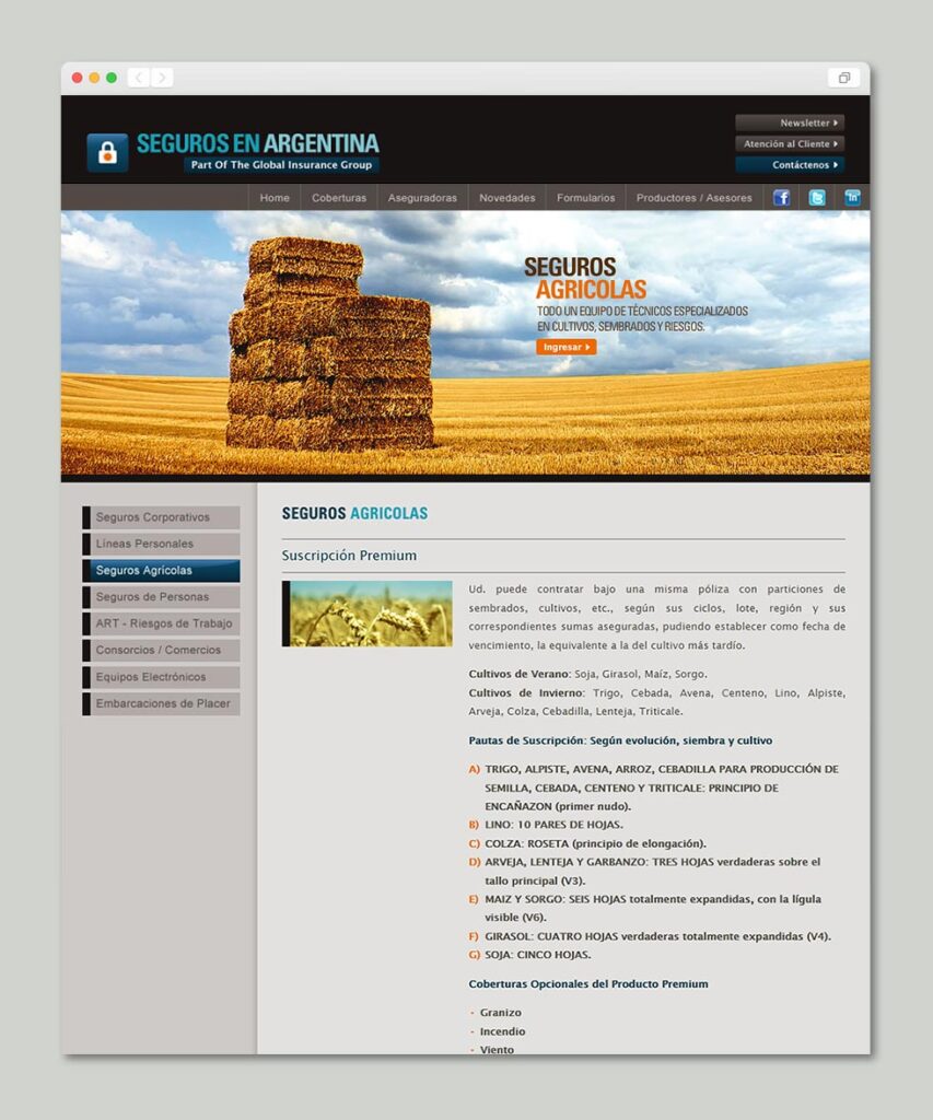 Seguros en Argentina | Sitio web institucional